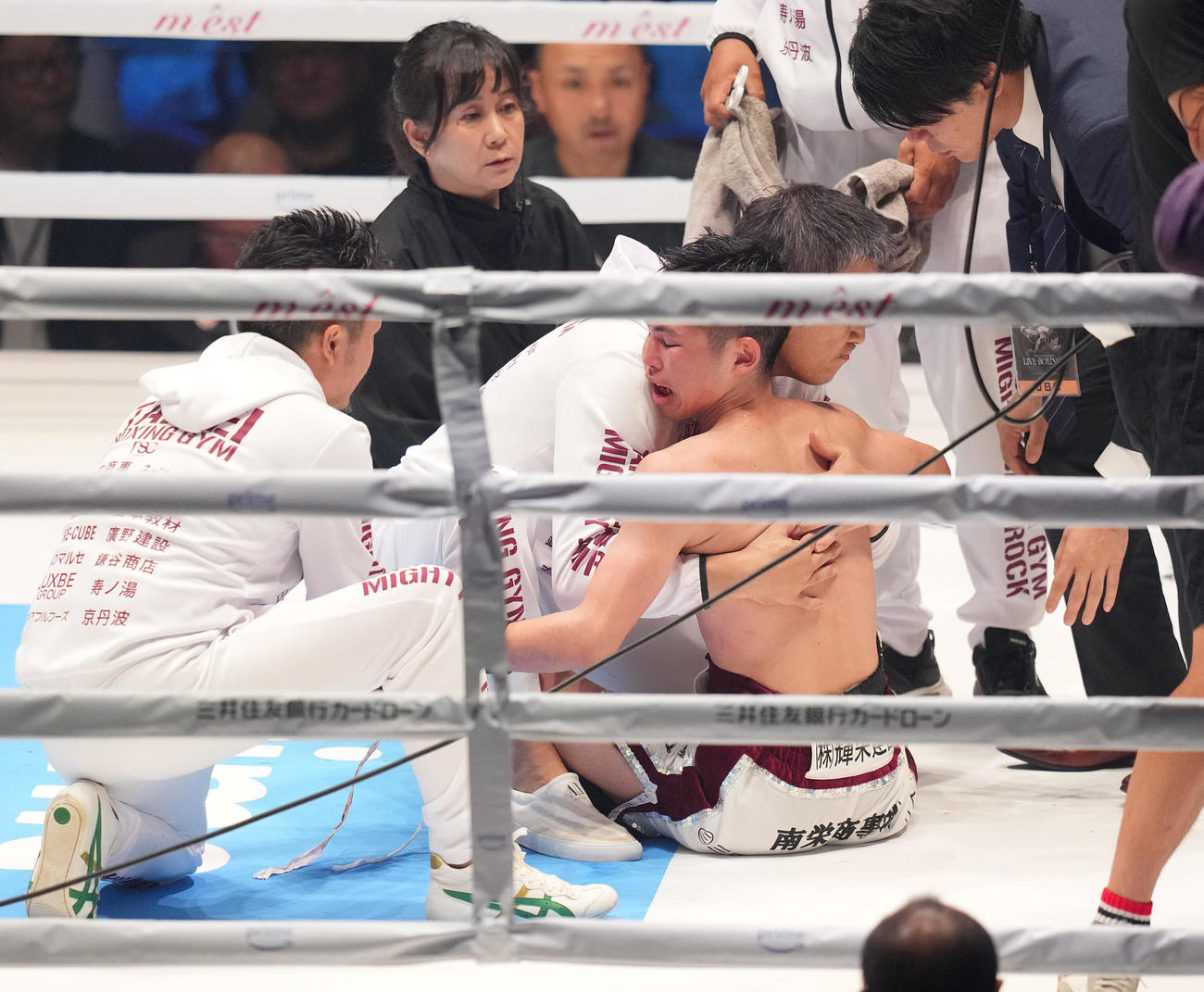 オラスクアガに3回TKO負けした加納（撮影・鈴木みどり）