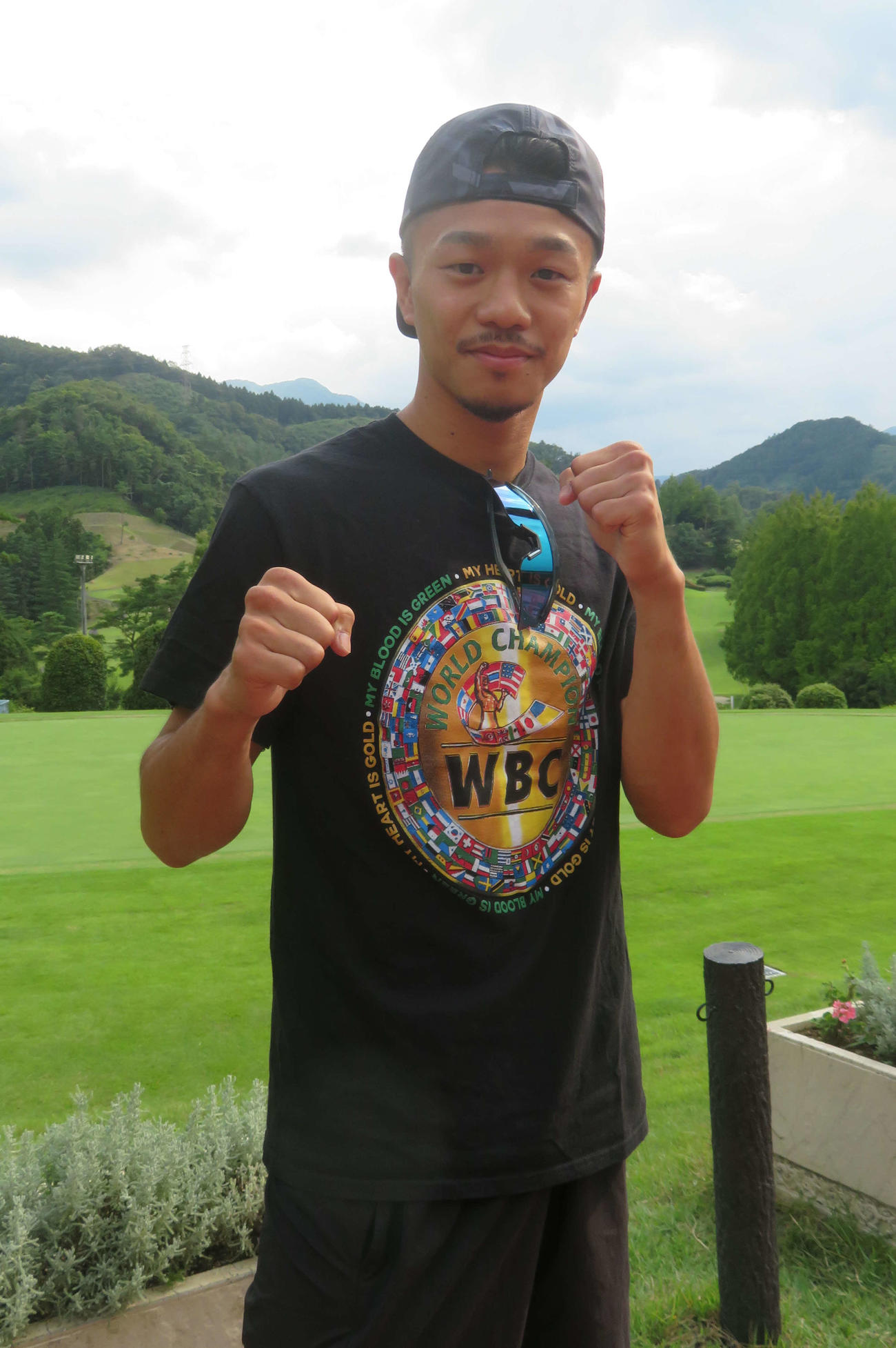 ゴルフ場での走りこみ合宿をスタートさせたWBC世界バンタム級王者中谷潤人
