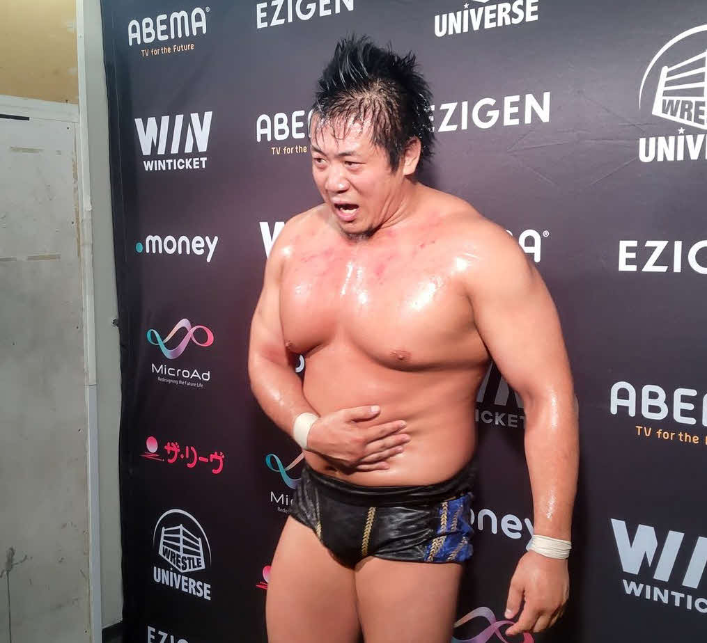 11日の後楽園大会で2日連続メインイベントを務める稲村愛輝
