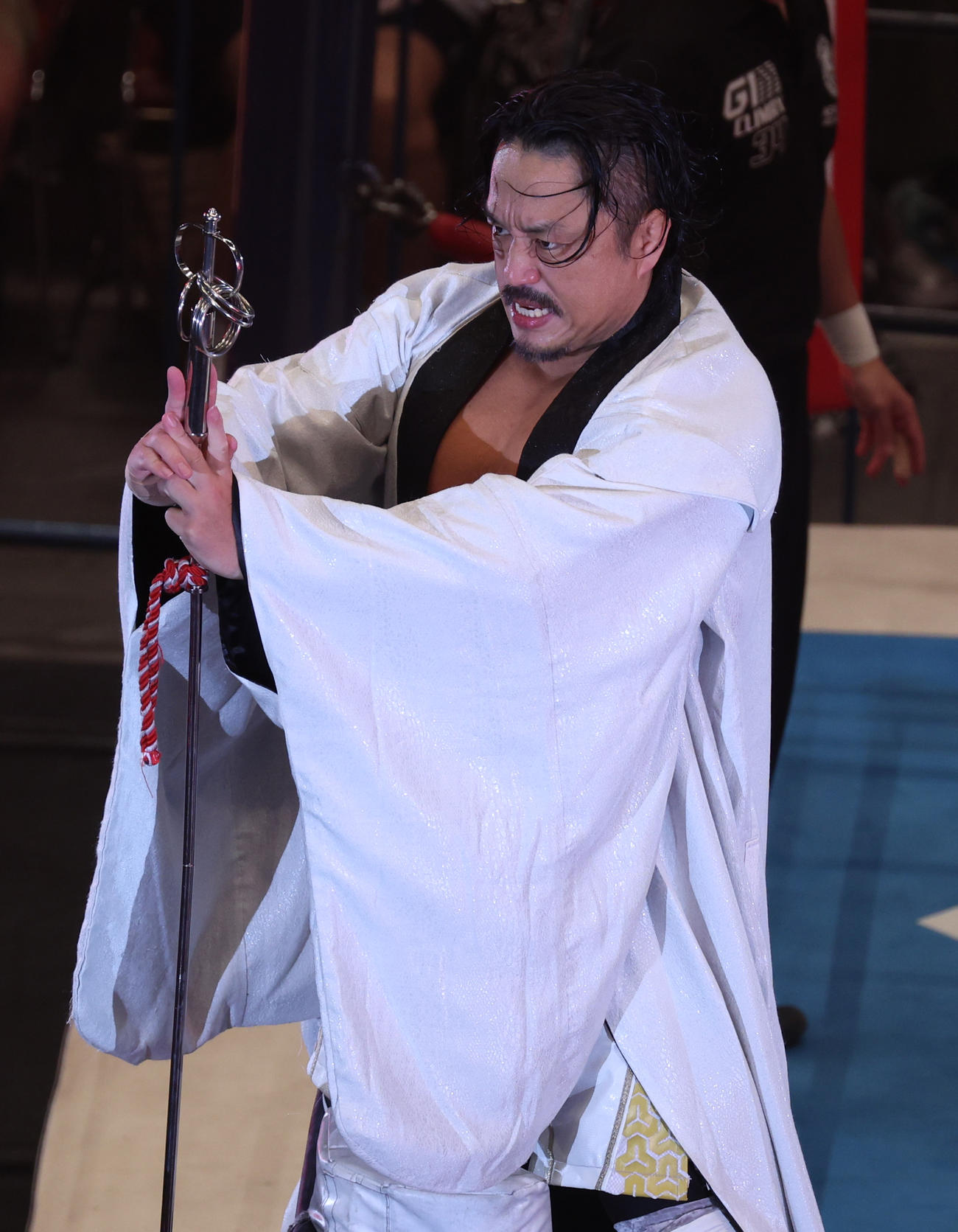 入場する後藤（撮影・中島郁夫）