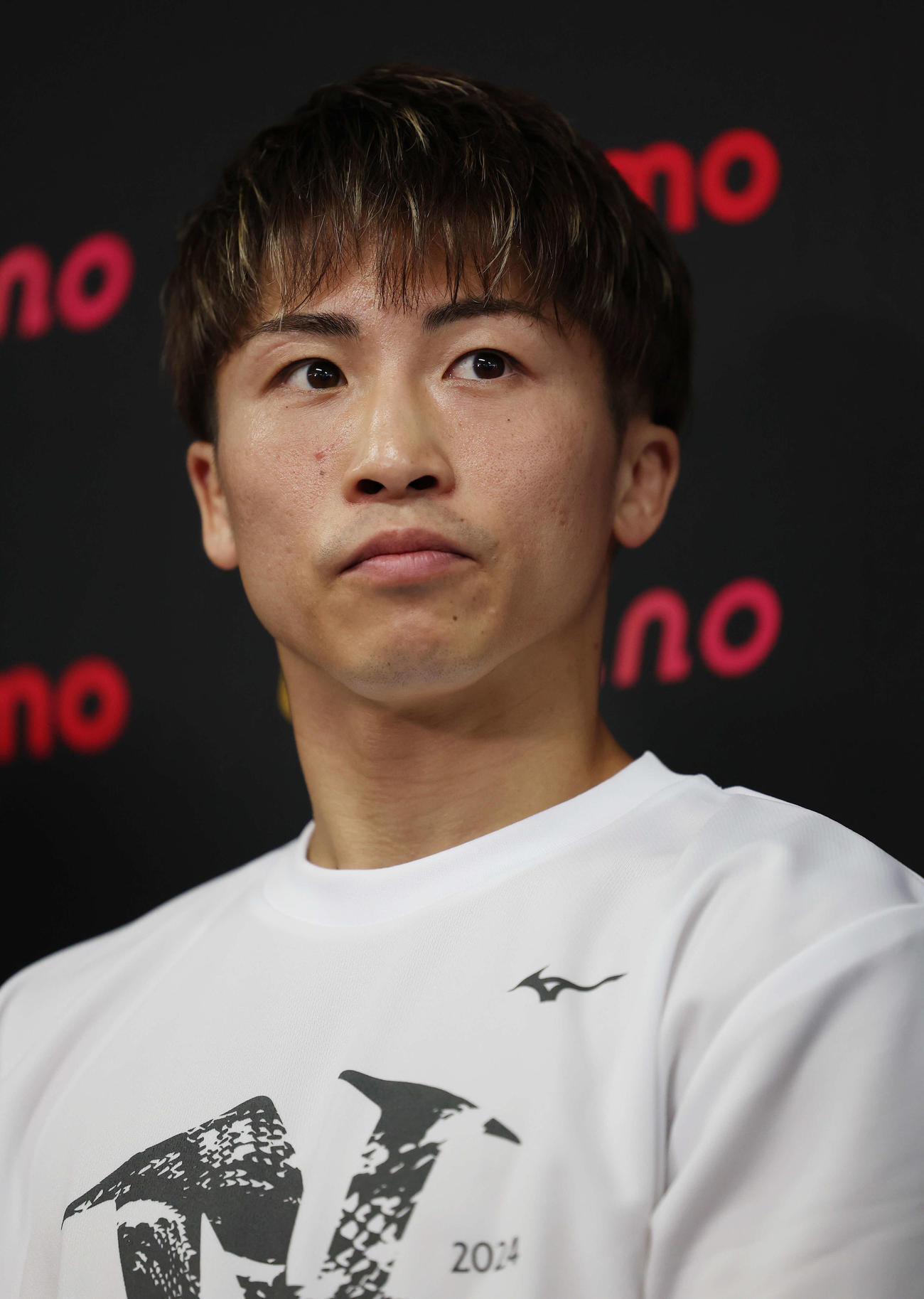 公開練習に臨む井上尚（撮影・宮地輝）