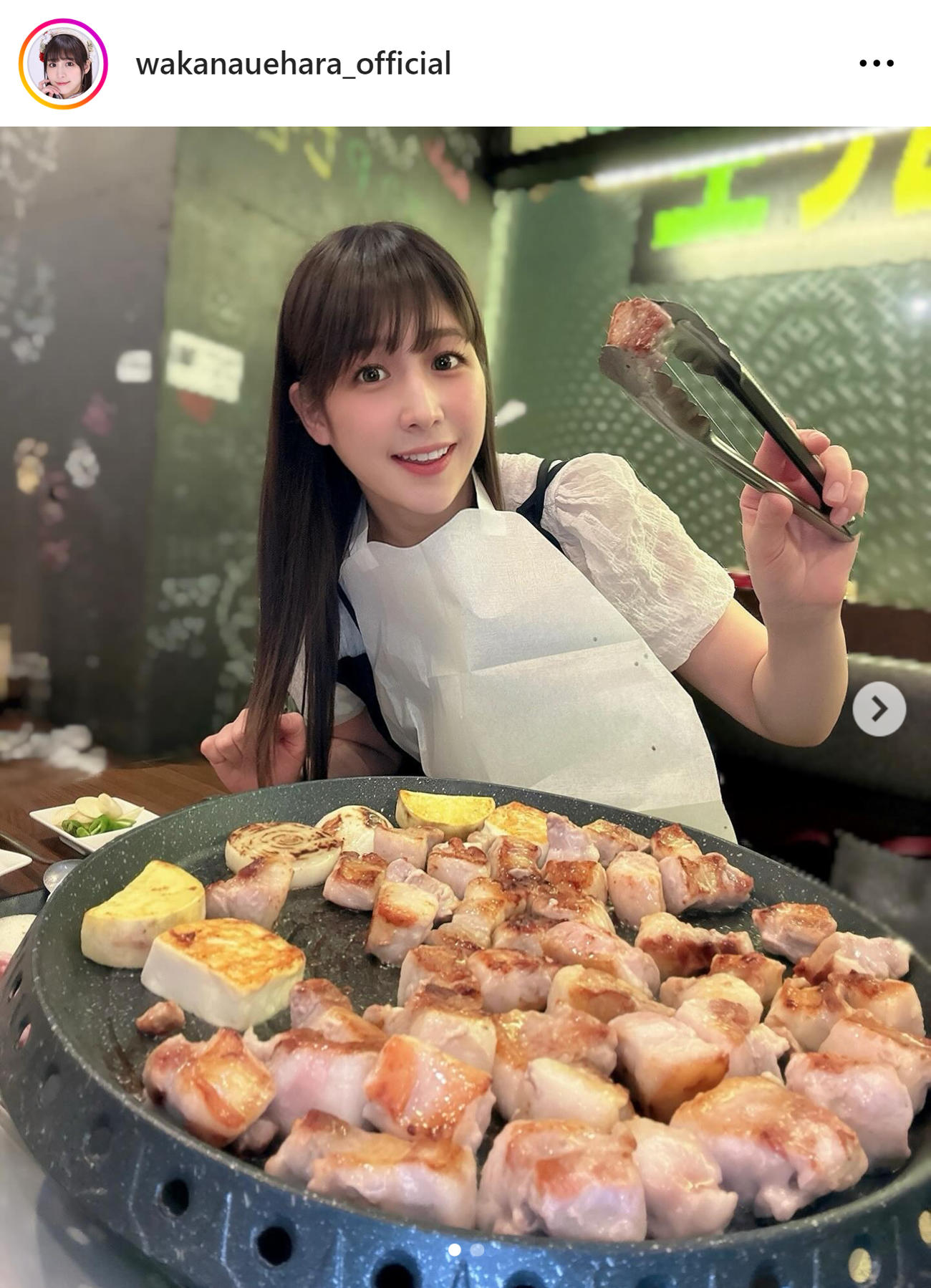 上原わかなのインスタグラムから