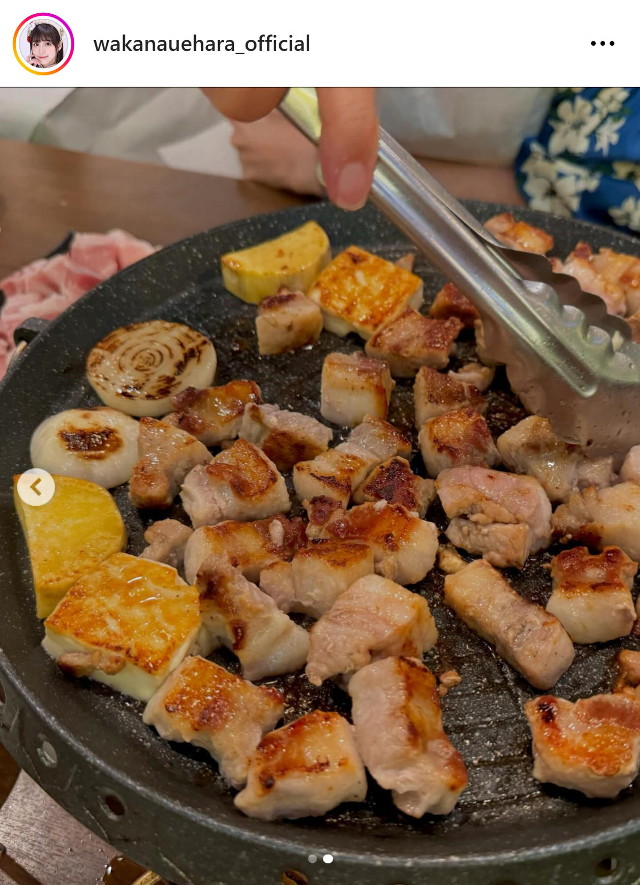 上原わかなのインスタグラムから