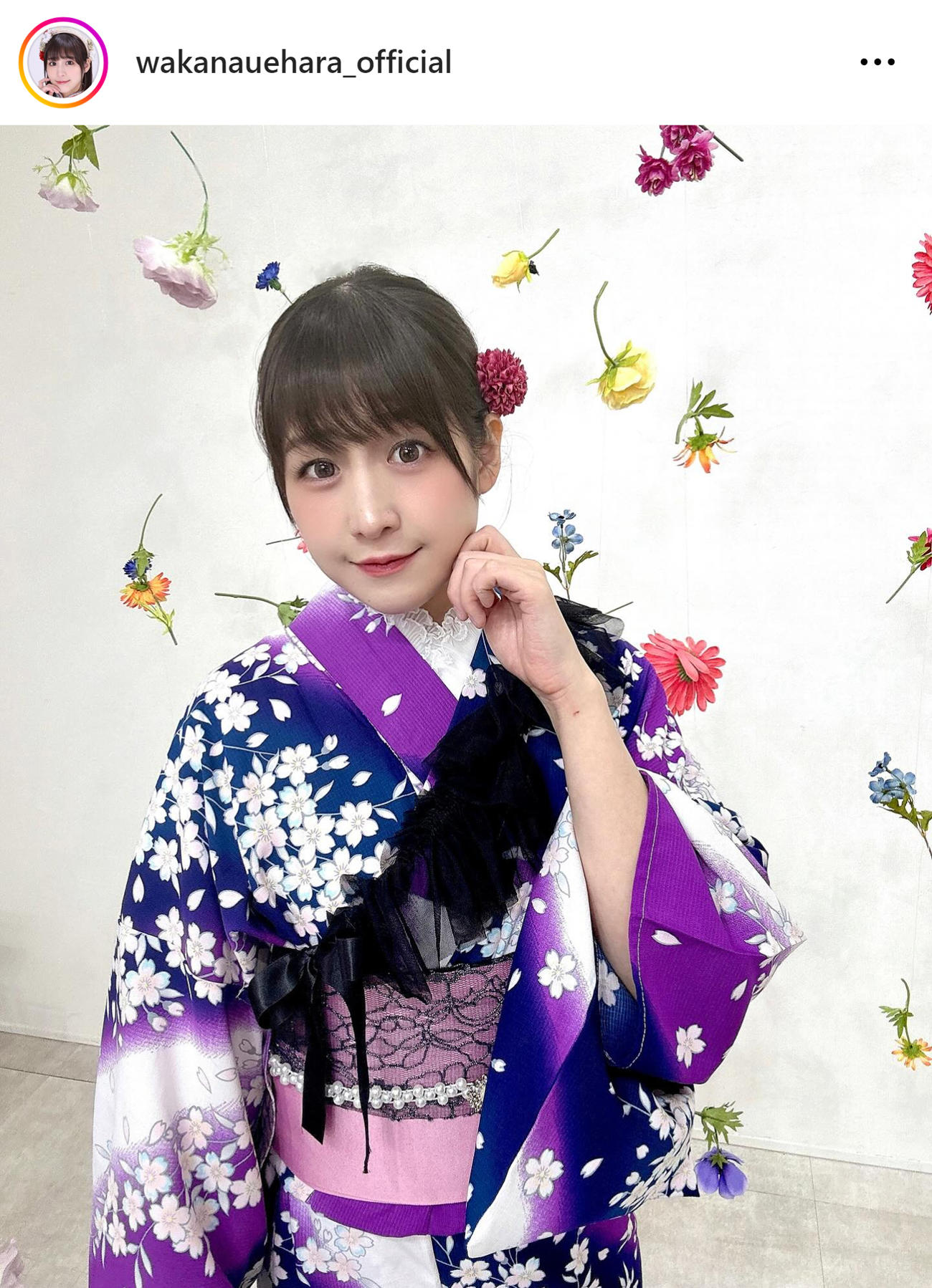 上原わかなのインスタグラムから