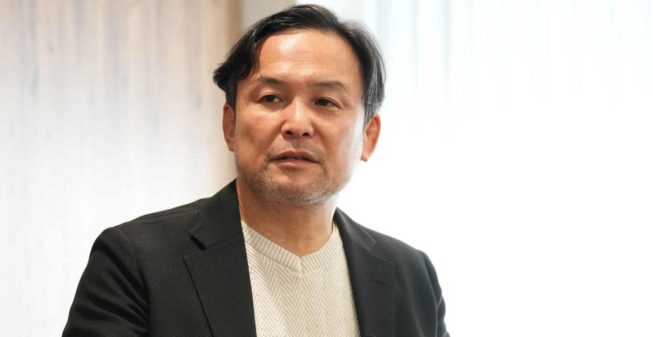 RISEの伊藤隆代表（2024年1月25日撮影）