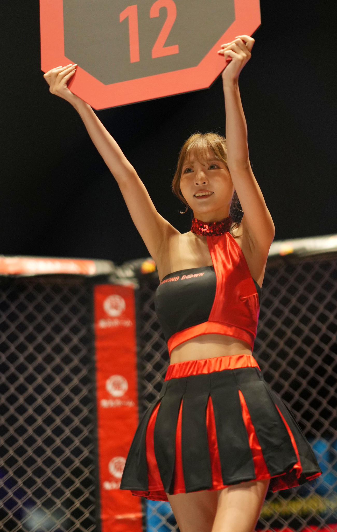 BREAKING DOWN 13 Breaking Girlの林あいり（撮影・横山健太）