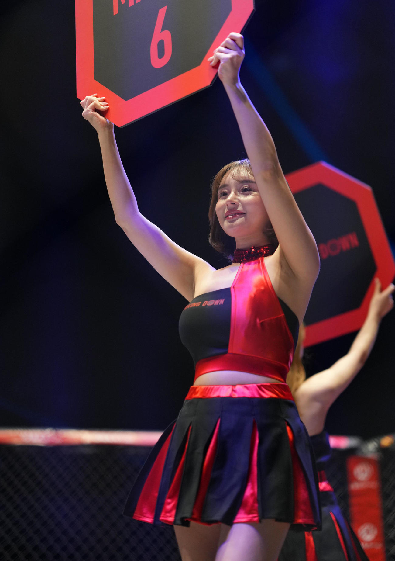 BREAKING DOWN 13 Breaking Girlの白咲はな（撮影・横山健太）