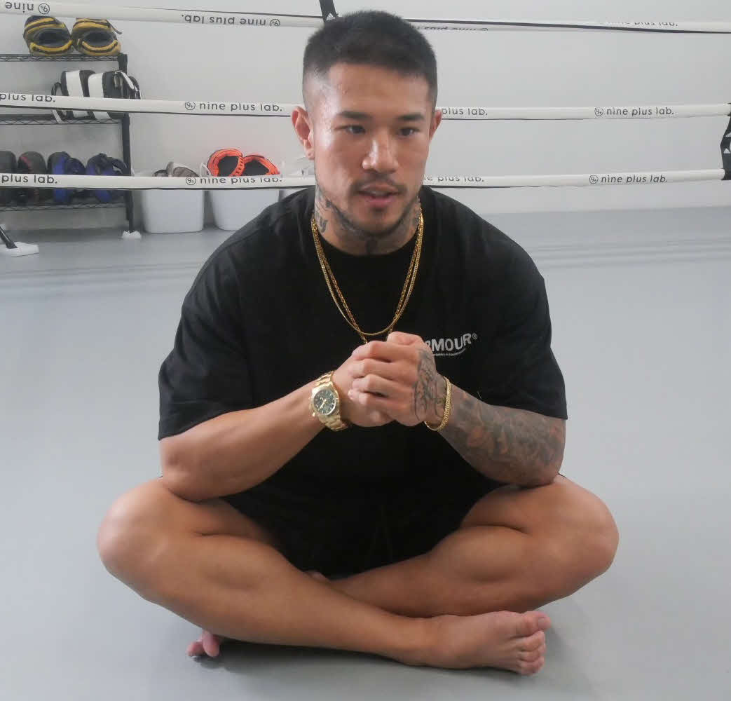エン・ペンジェー戦へ自信を見せる中村寛　（C）RISE