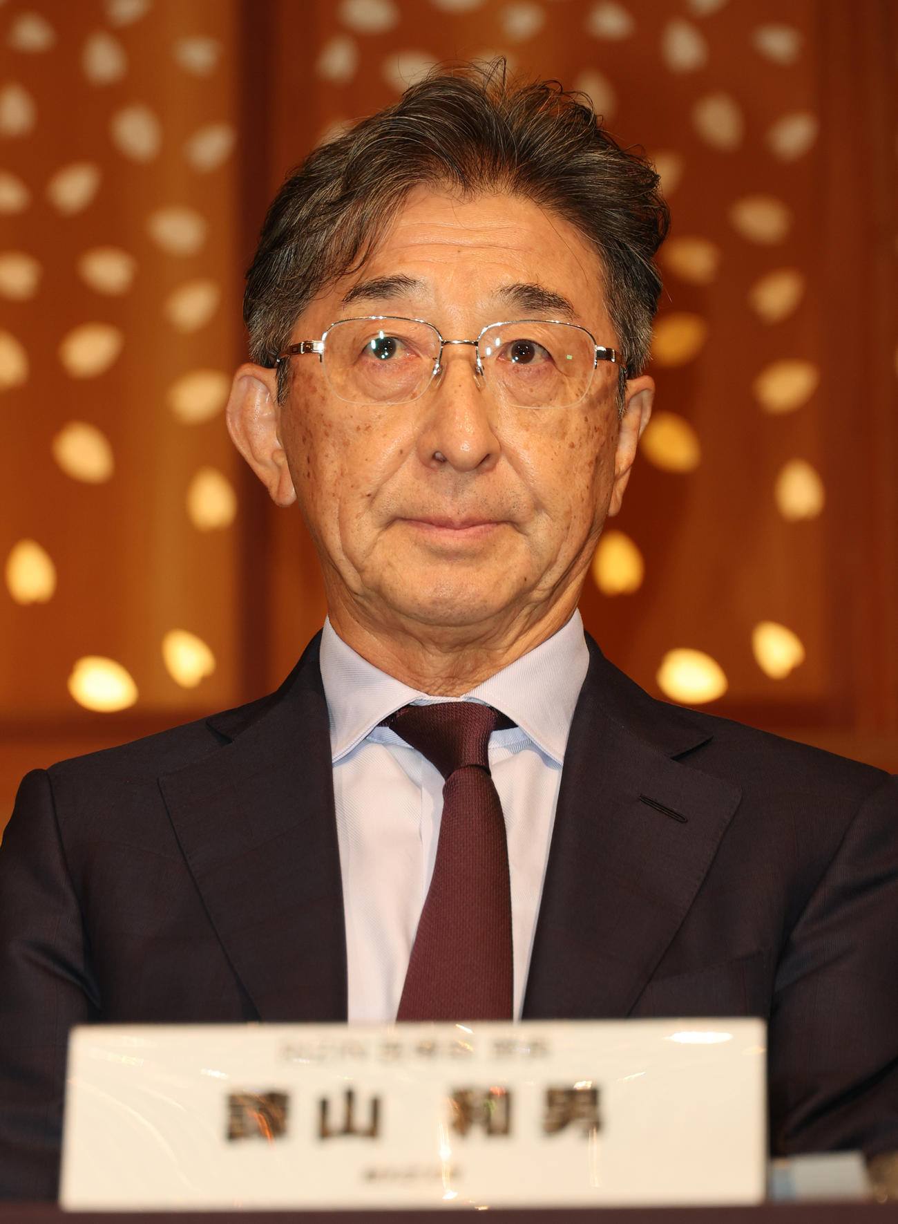 会見するRIZIN医療部諫山和男部長（撮影・中島郁夫）
