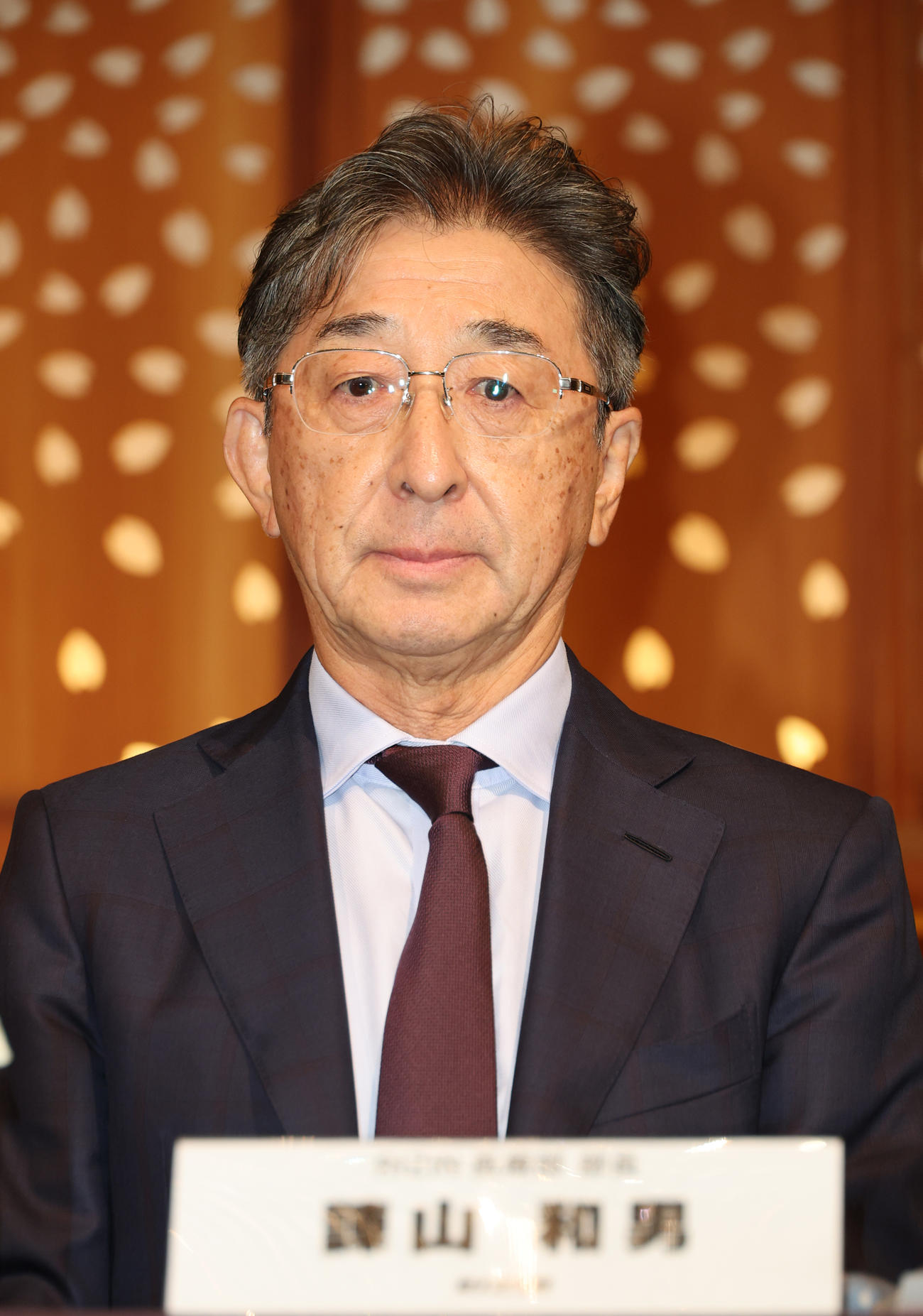 会見するRIZIN医療部諫山和男部長（撮影・中島郁夫）