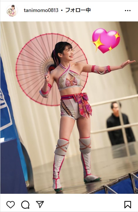 谷ももの公式インスタグラムから