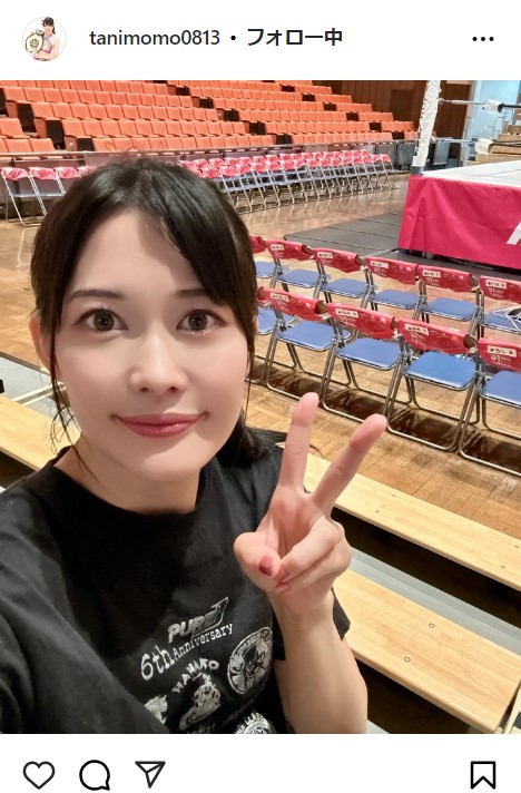 谷ももの公式インスタグラムから
