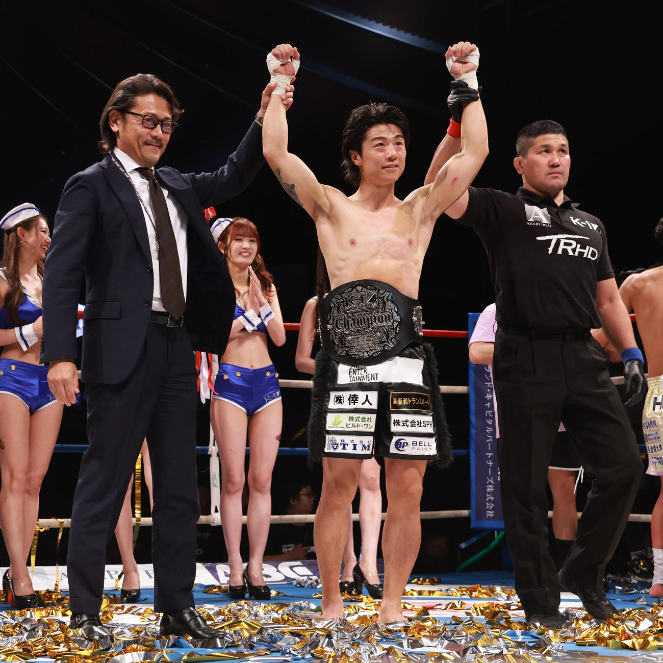 55キロ以下世界最強トーナメントで優勝した金子晃大（撮影・野上伸悟）