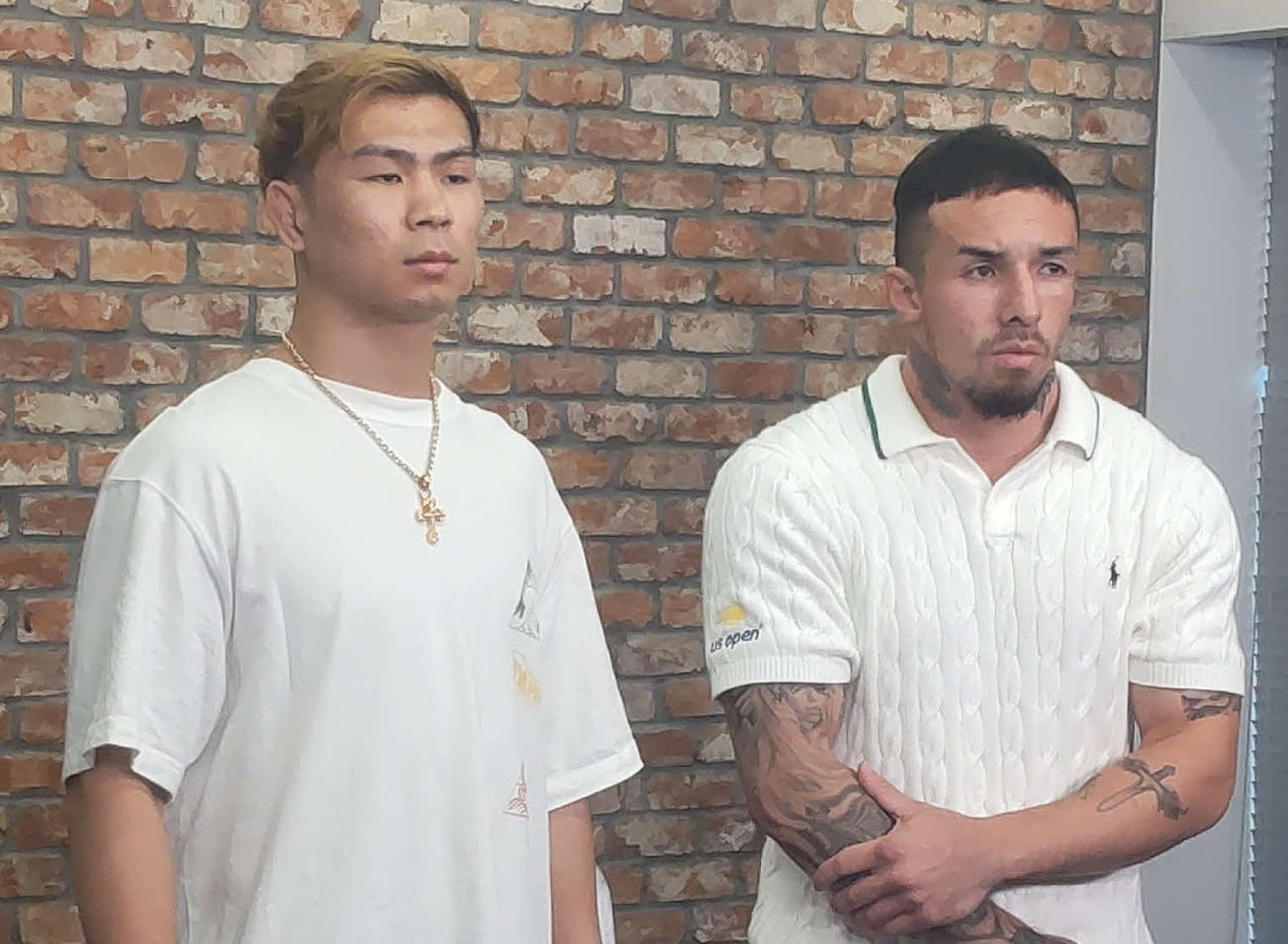 YA－MAN（左）と木村“フィリップ”ミノル（2024年9月18日撮影）