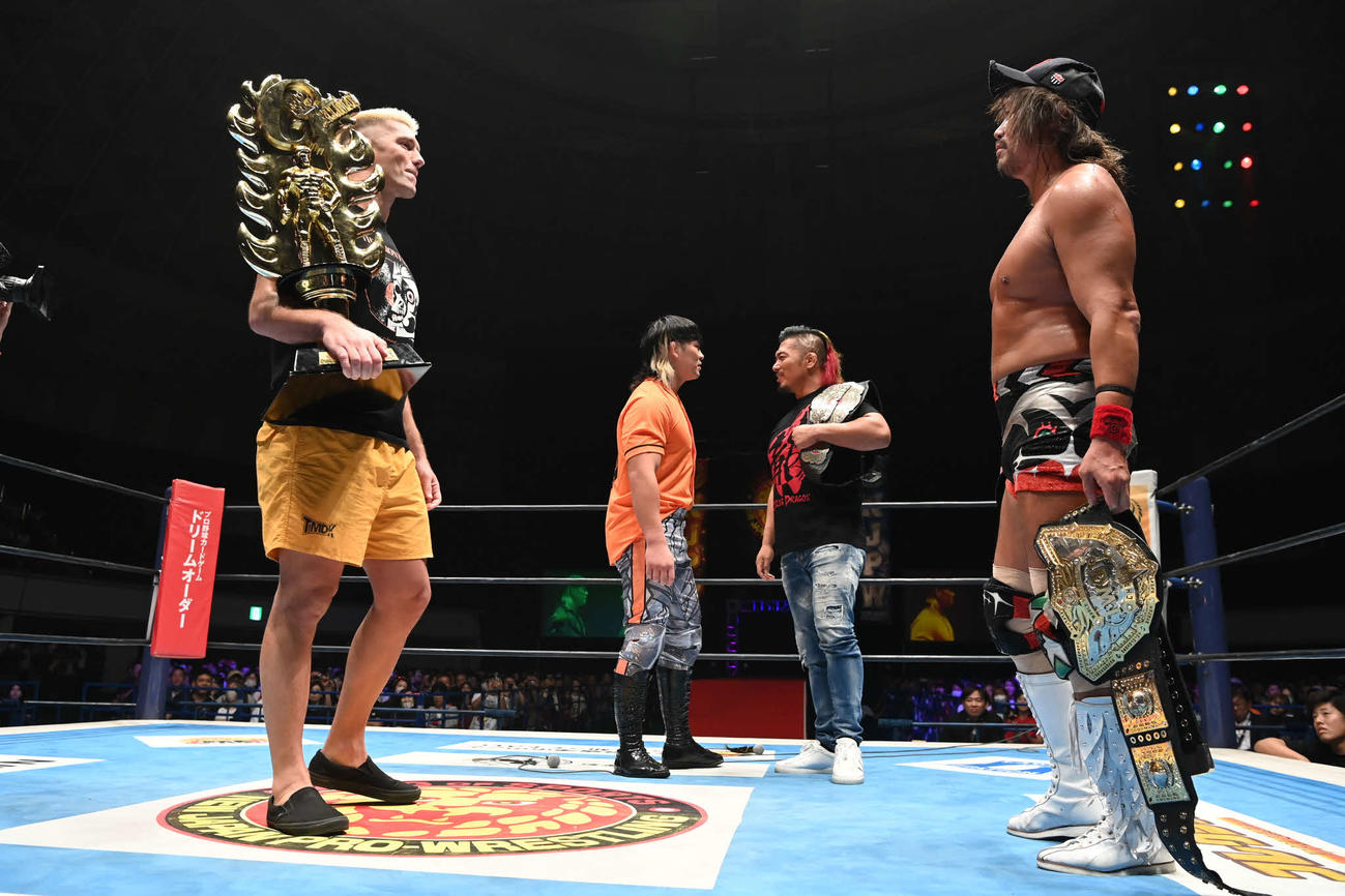 新日本プロレス内藤哲也選手 IWGPヘビー級王座初戴冠記念フォト 