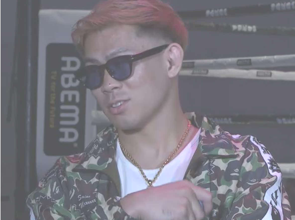 木村ミノル容疑者との試合が消滅し、ABEMA無料配信にゲストで登場したFIGHT CLUBプロデューサーのYA－MAN