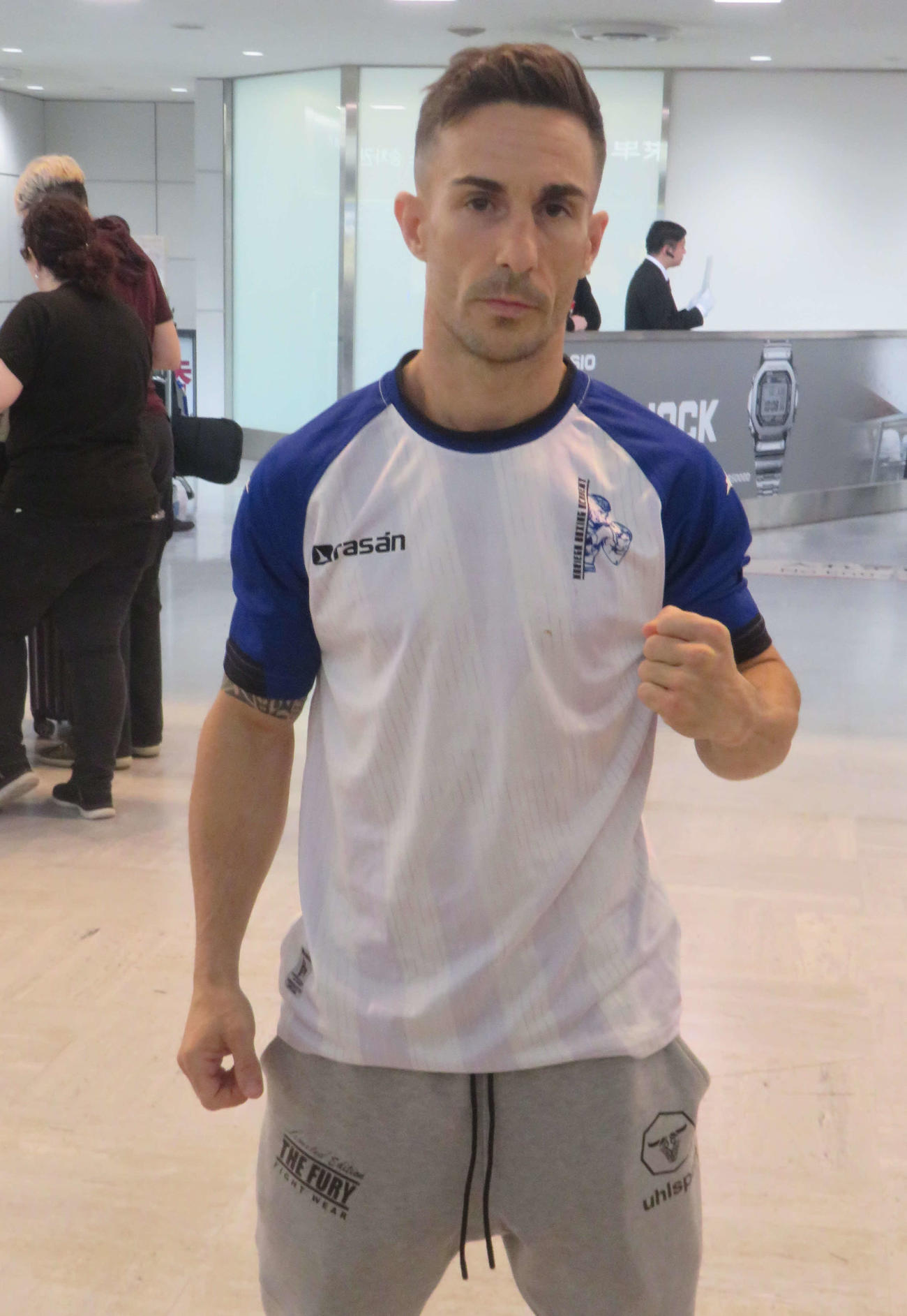 13日にWBO世界ライトフライ級1位岩田翔吉との王座決定戦に臨むため、来日した同級2位ハイロ・ノリエガ