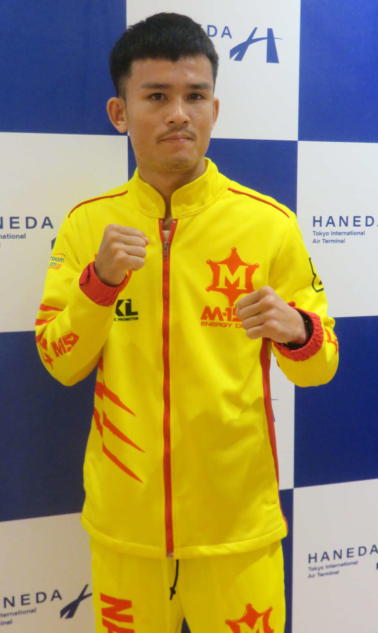 世界初挑戦のために来日したWBOアジア・パシフィック・フライ級王者タナンチャイ・チャルンパック