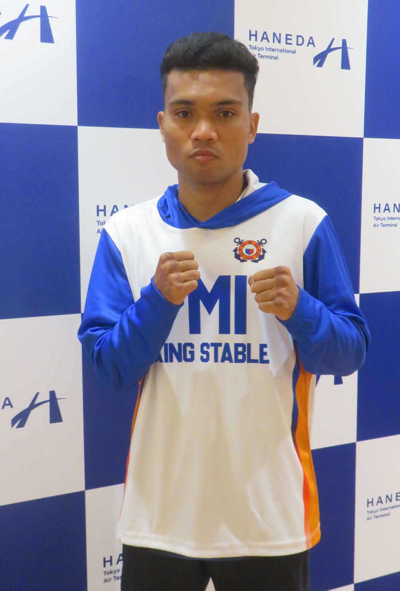 14日に那須川天心とのWBOアジア・パシフィック・バンタム級王座決定戦を控え、来日したジェルウィン・アシロ