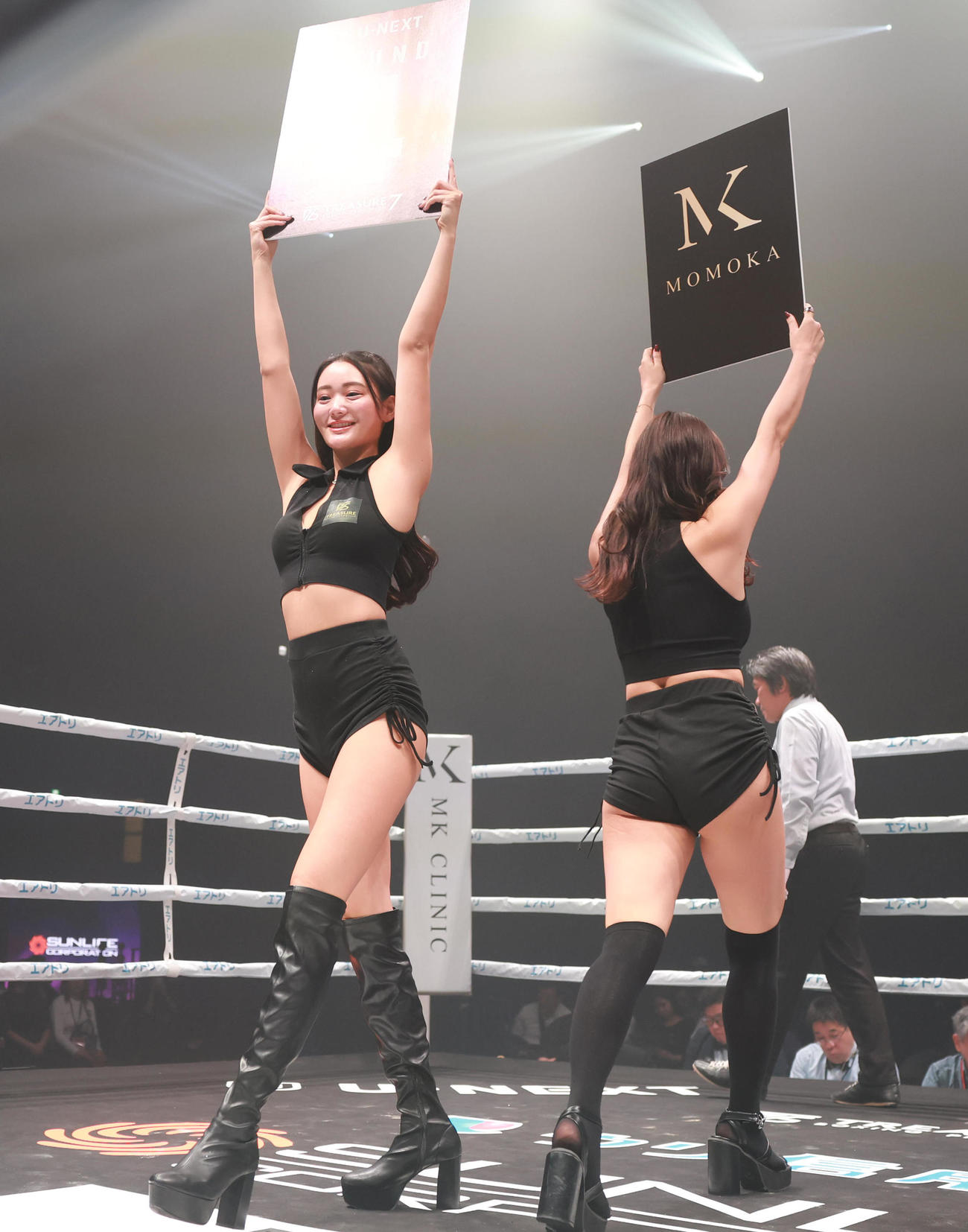 大会を盛り上げたラウンドガール