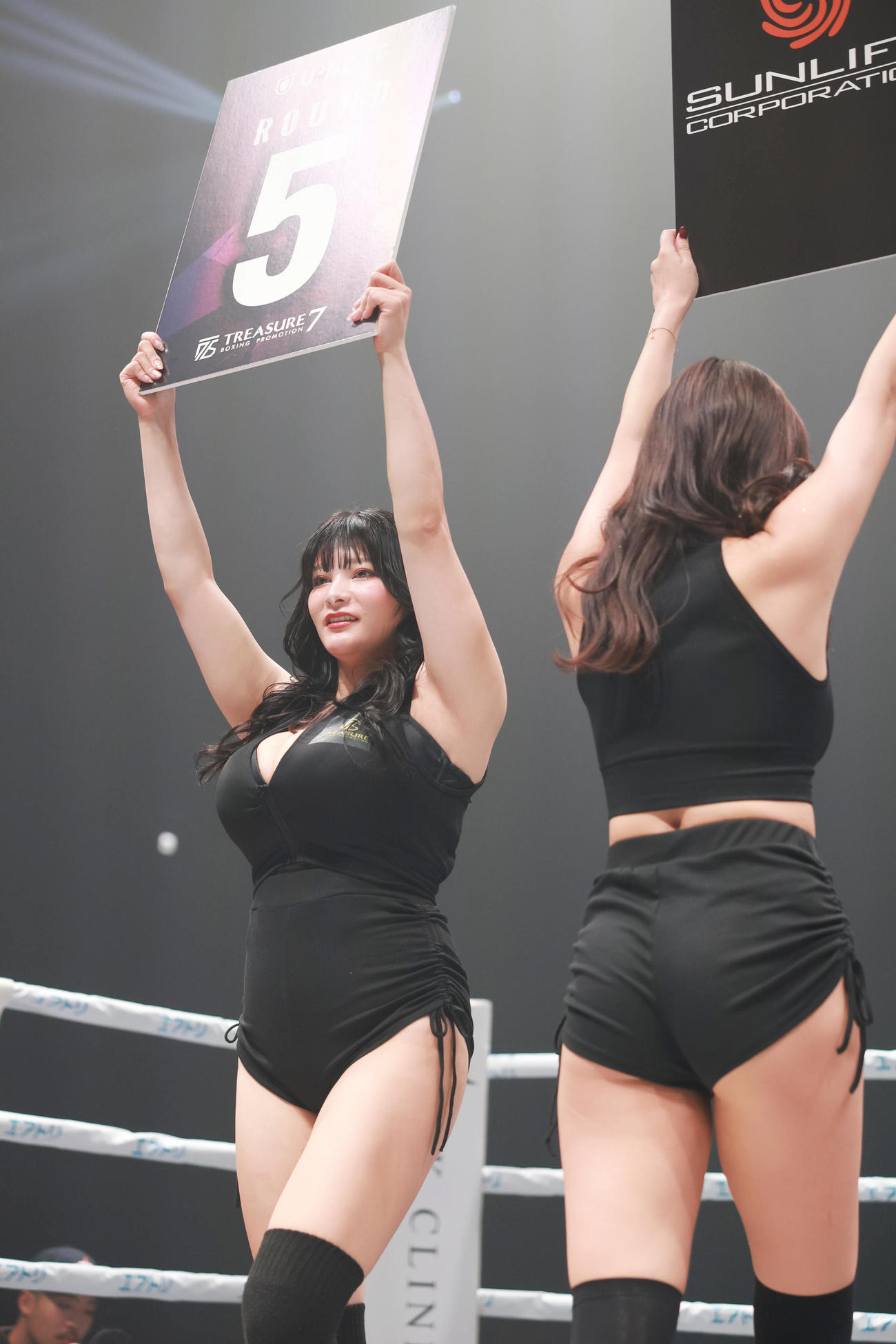 大会を盛り上げたラウンドガール