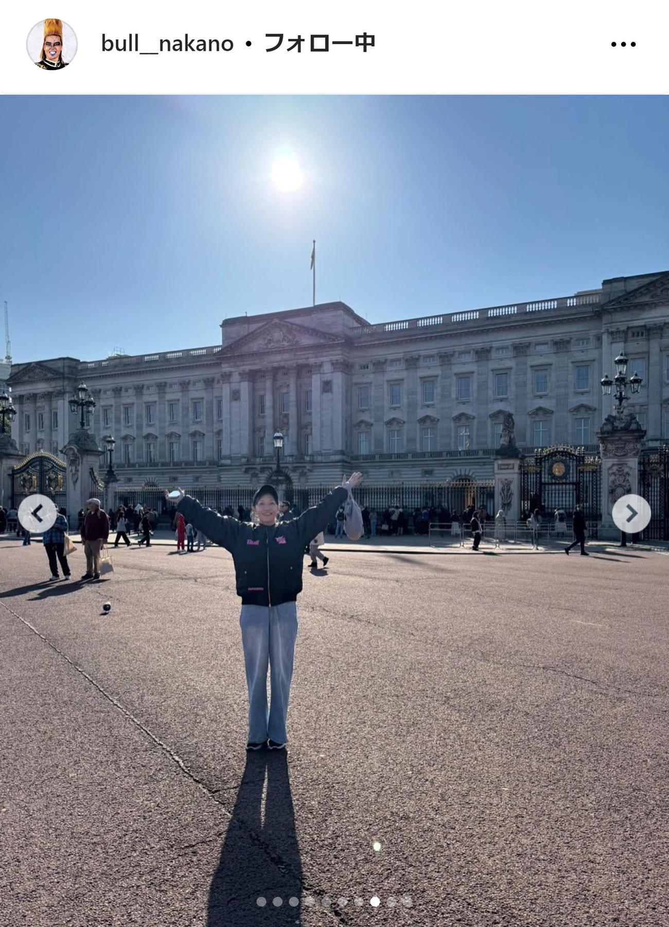 ブル中野さんのインスタグラムから