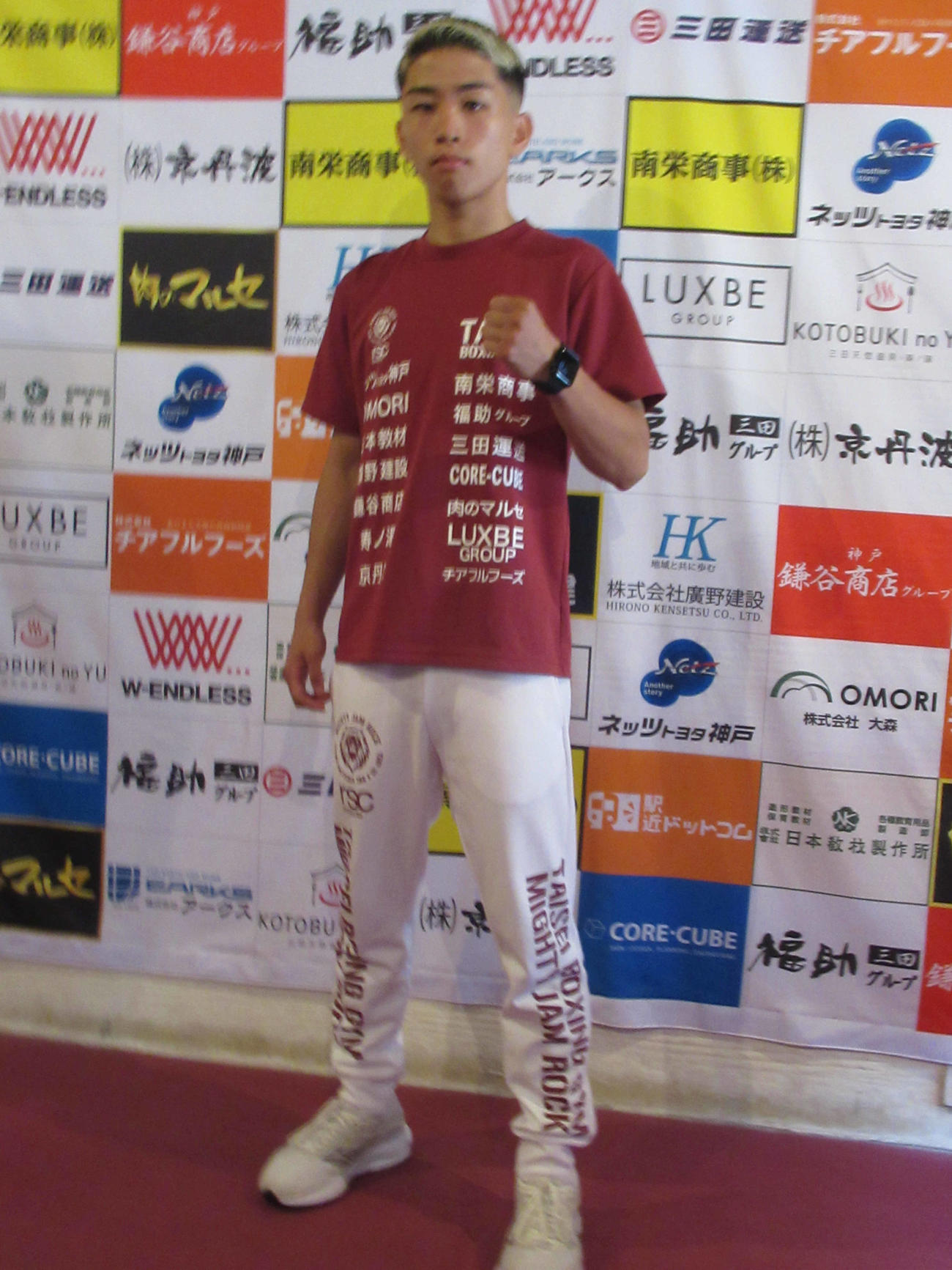 12・14にWBOアジアパシフィックライトフライ級王座決定戦に挑む尾崎（撮影・実藤健一）