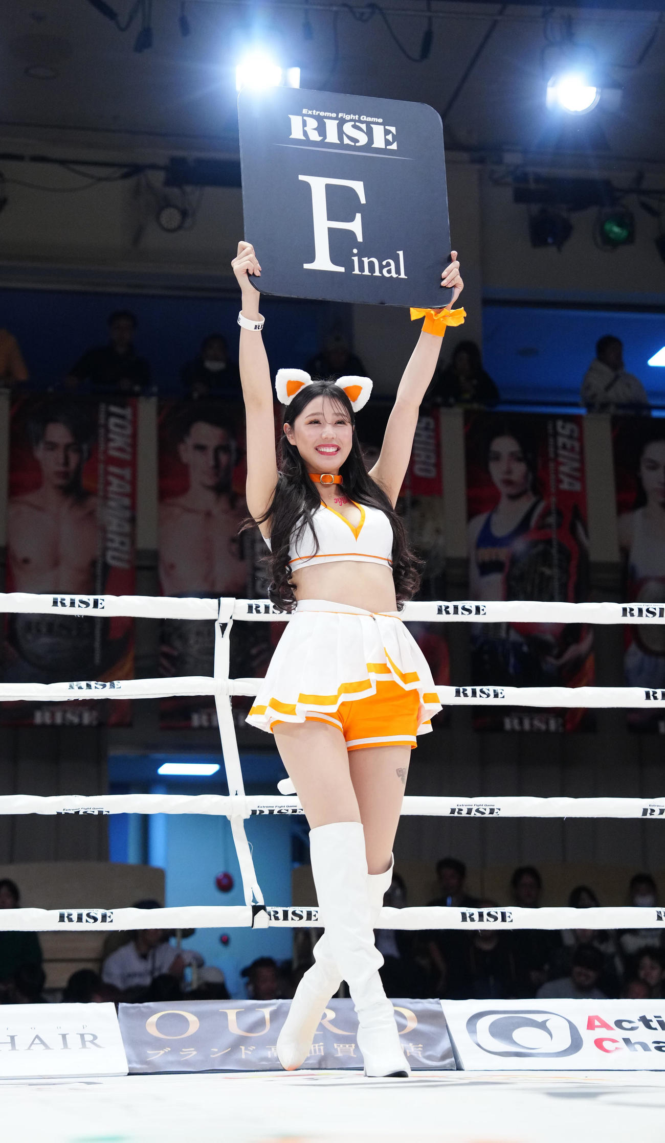 RISE183でリングを彩る「R－1SE Force2024」のメンバー（撮影・江口和貴）