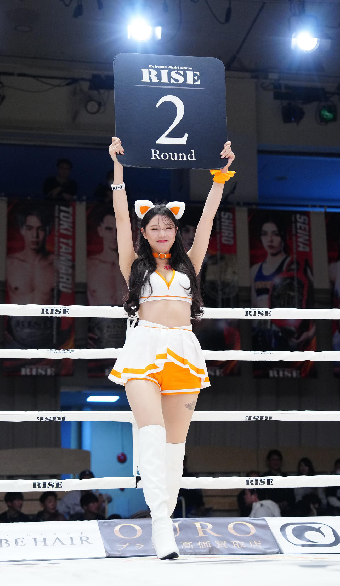 RISE183でリングを彩る「R－1SE Force2024」のメンバー（撮影・江口和貴）