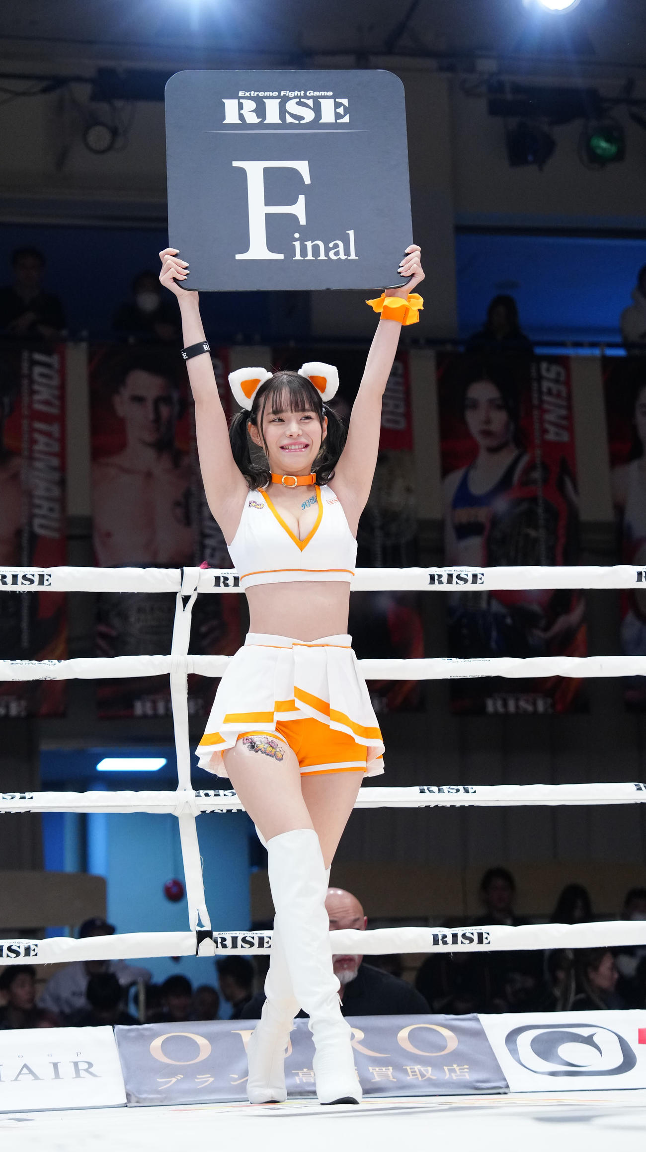 RISE183でリングを彩る「R－1SE Force2024」のメンバー（撮影・江口和貴）