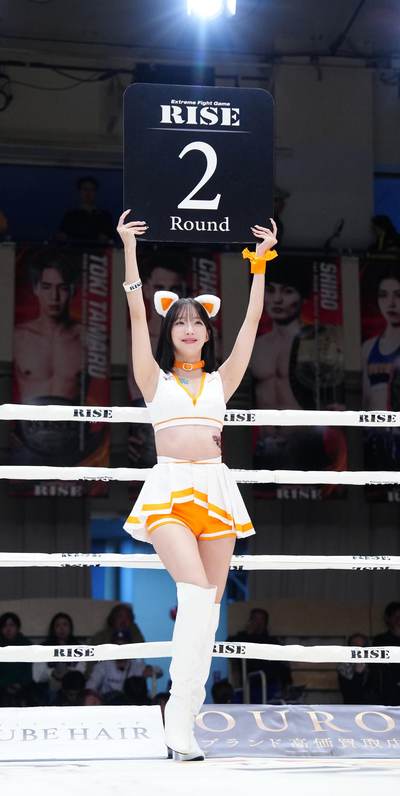 RISE183でリングを彩る「R－1SE Force2024」のメンバー（撮影・江口和貴）