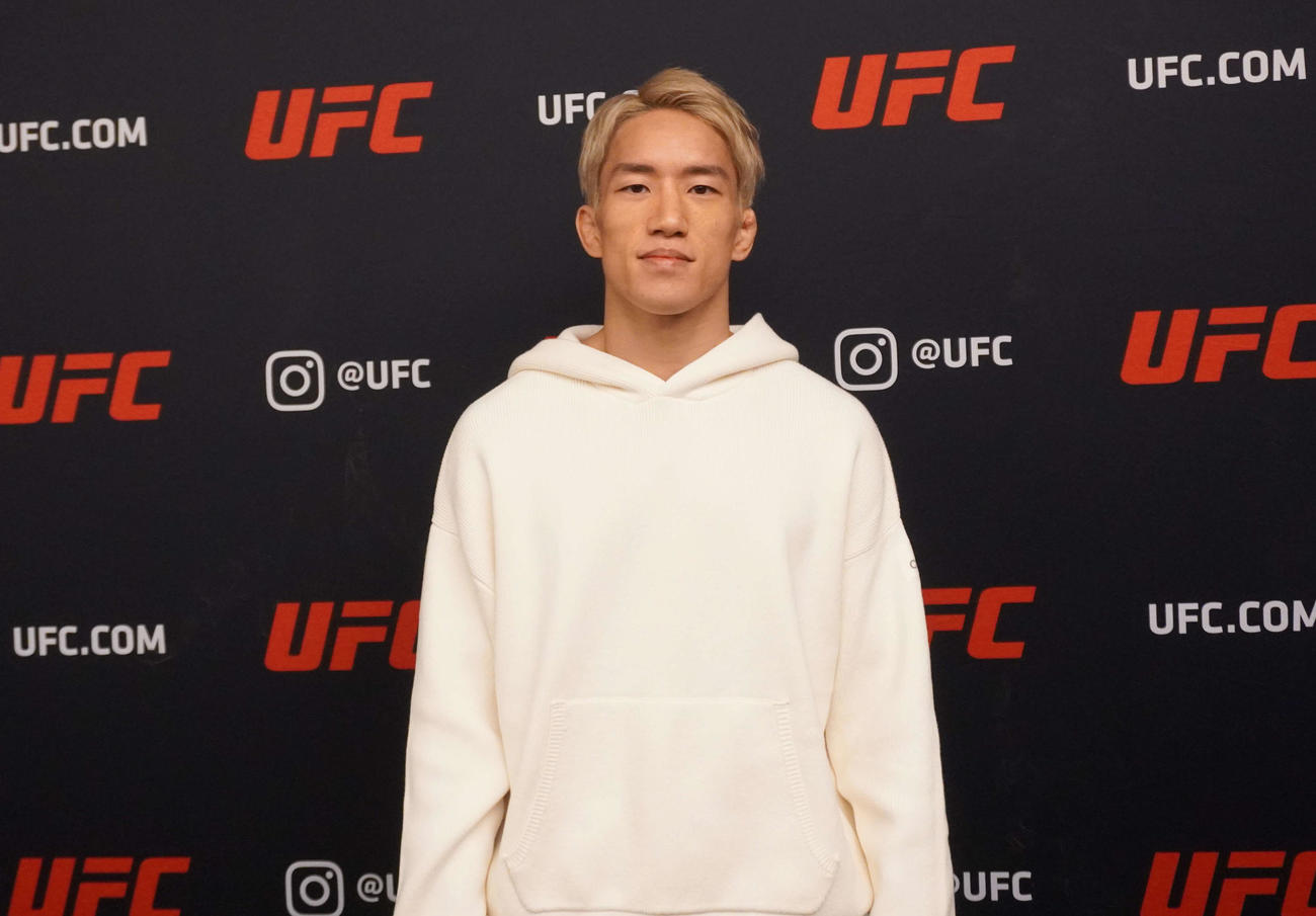 UFC310大会でのフライ級王座挑戦に向けて意気込みを示した朝倉海（C）U－NEXT（C）Zuffa LLC／UFC