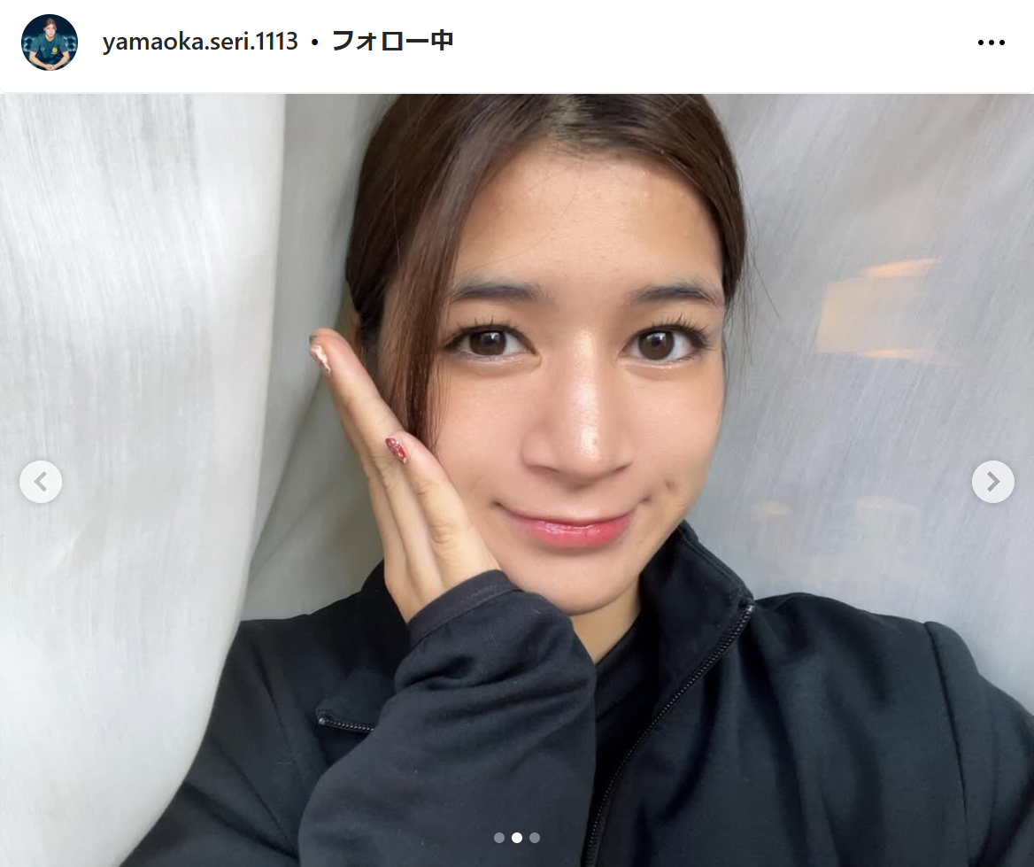 山岡聖怜のインスタグラムから