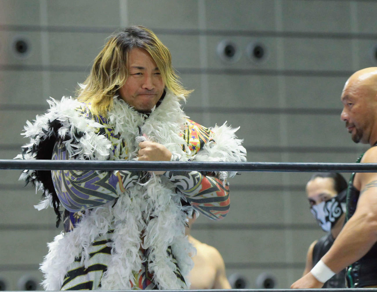 「WORLD TAG LEAGUE 2024」仙台大会での棚橋弘至（撮影・高橋香奈）