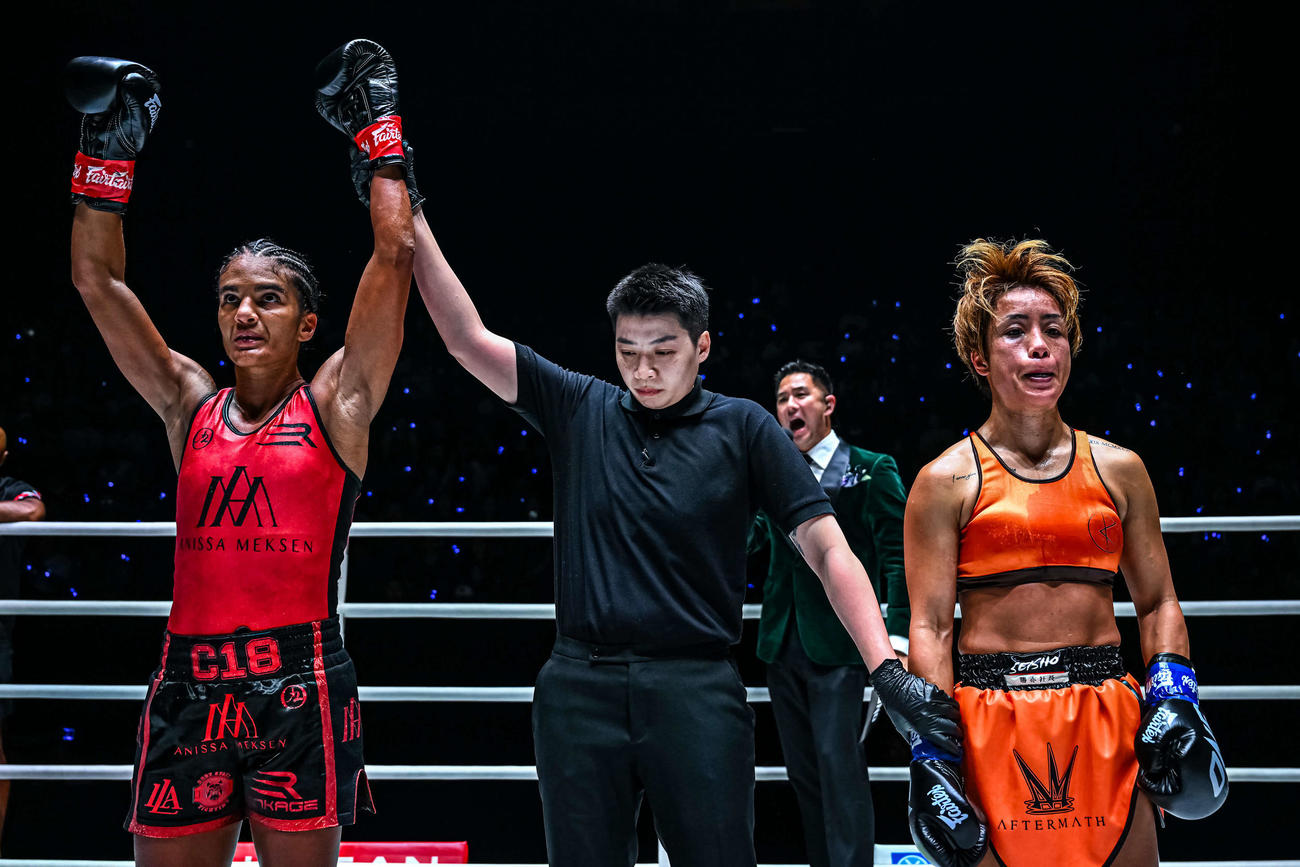 元K－1王者KANAも元GLORY王者メクセンに判定負けした（C）ONE Championship