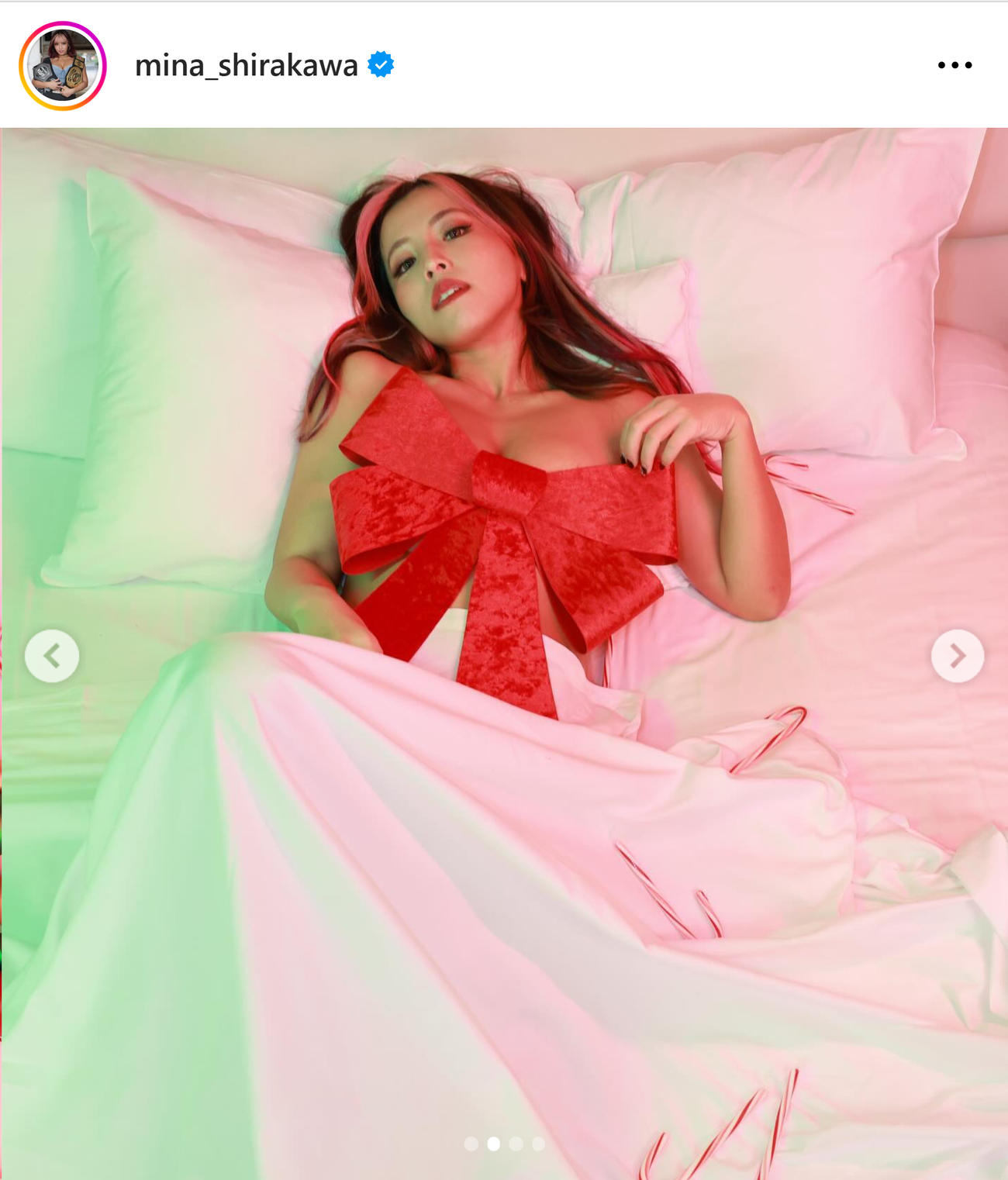 白川未奈のインスタグラムから