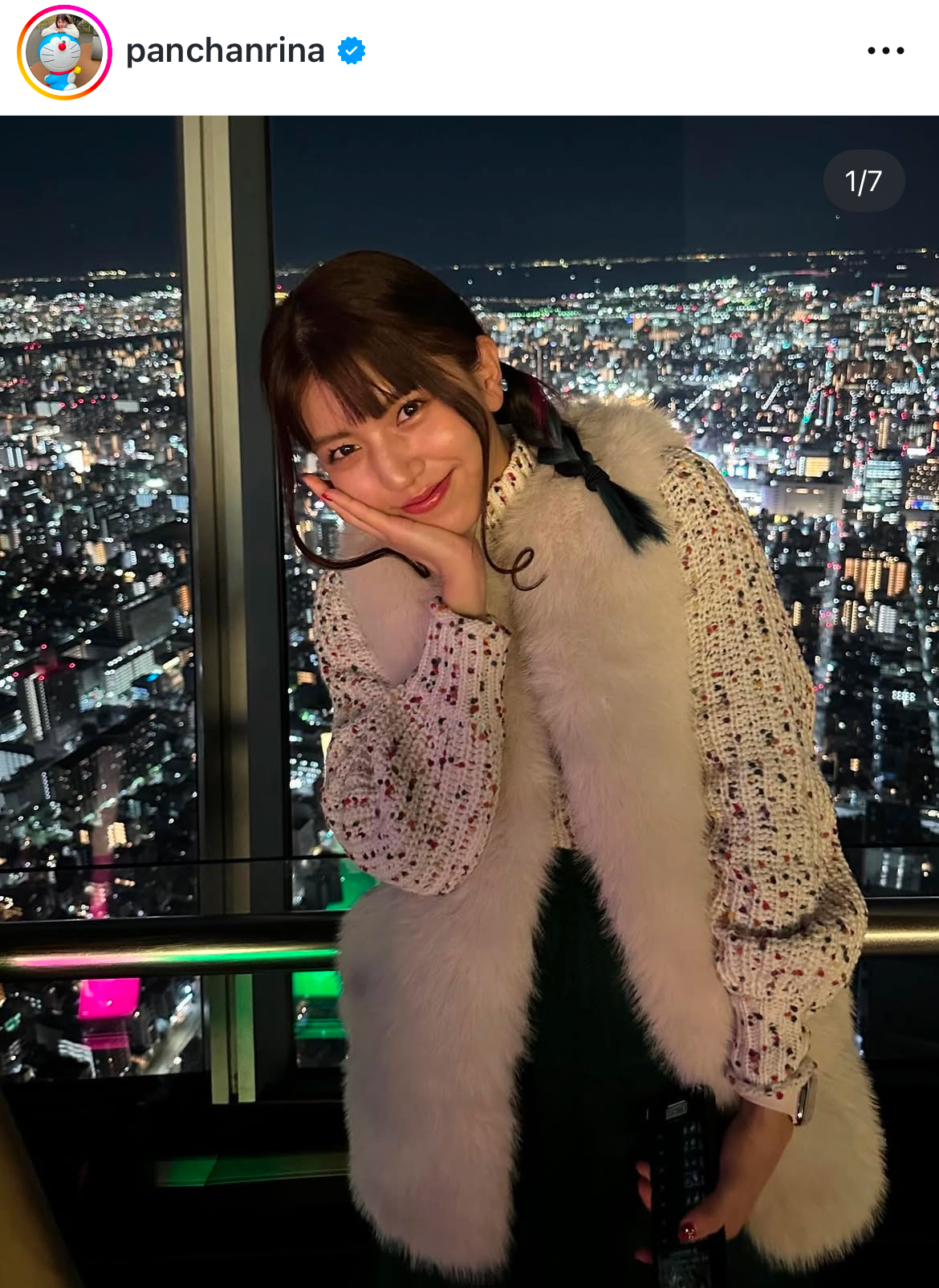 ぱんちゃん璃奈のインスタグラムから