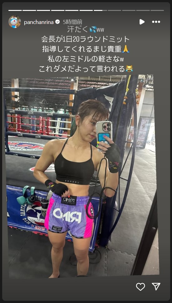 ぱんちゃん璃奈のストーリーズから