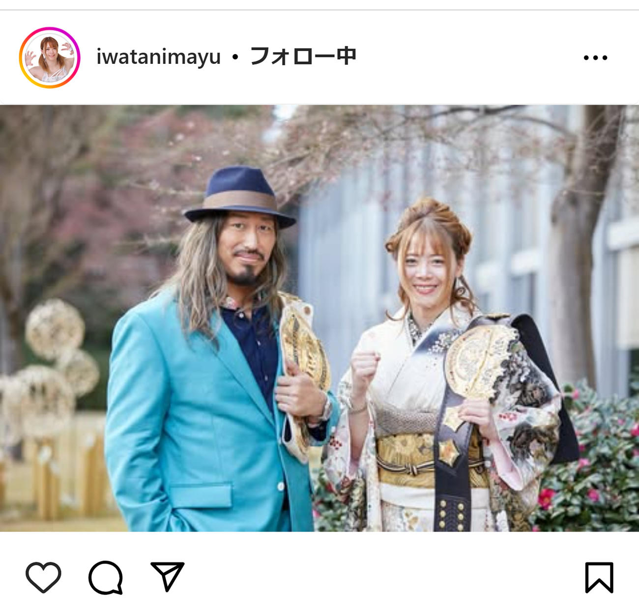 岩谷麻優のインスタグラムから