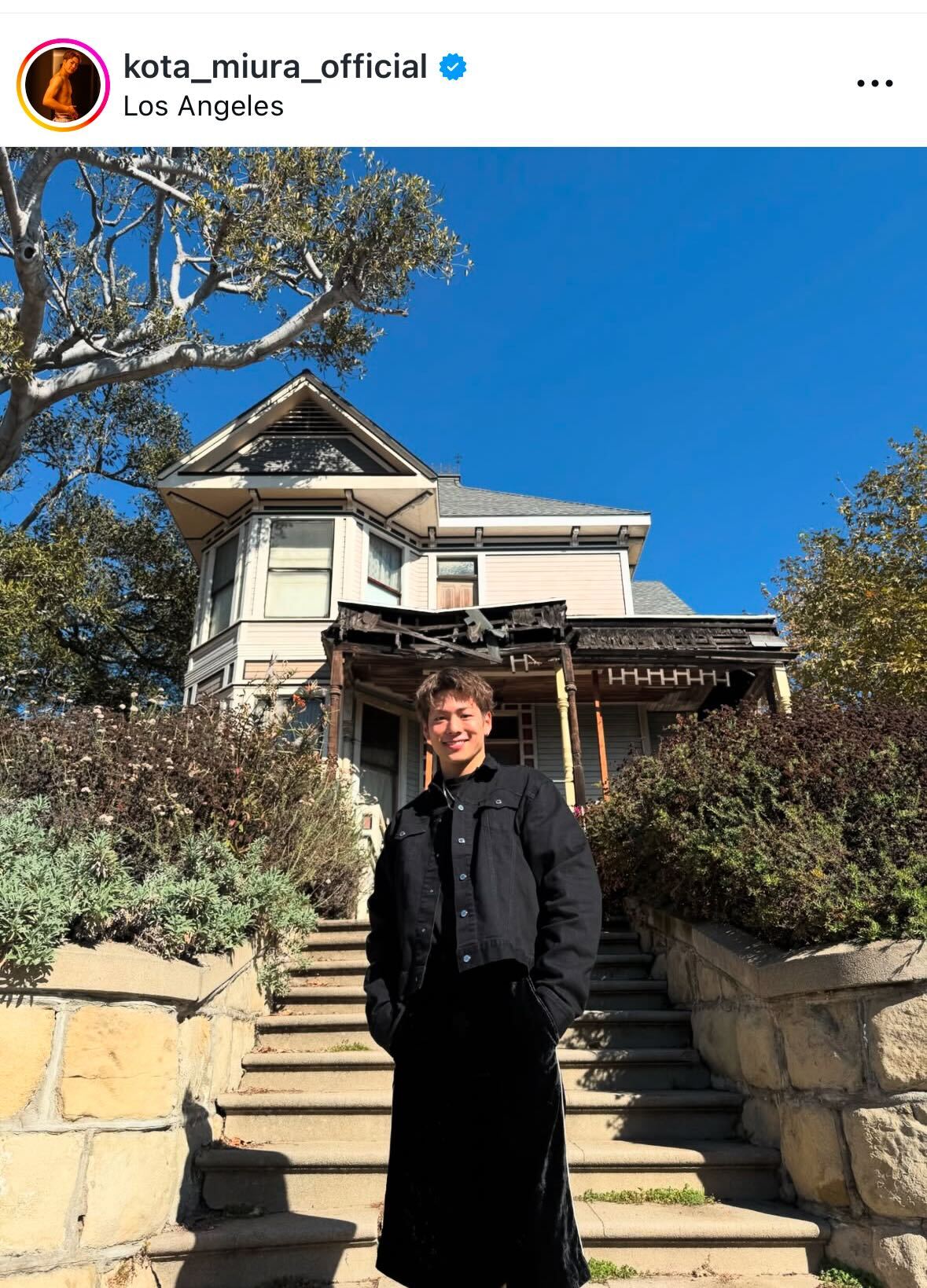 三浦孝太のインスタグラムから