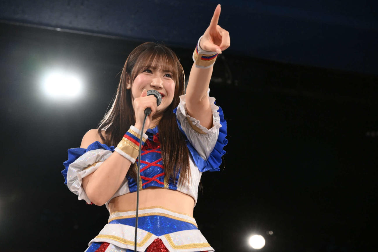 米国での試合が決定した荒井優希は「ユー、絶対見て」と叫んだ