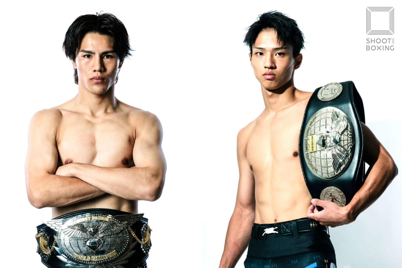 2・8後楽園大会でサイン会を行う海人（左）と笠原友希（C）SHOOT BOXING