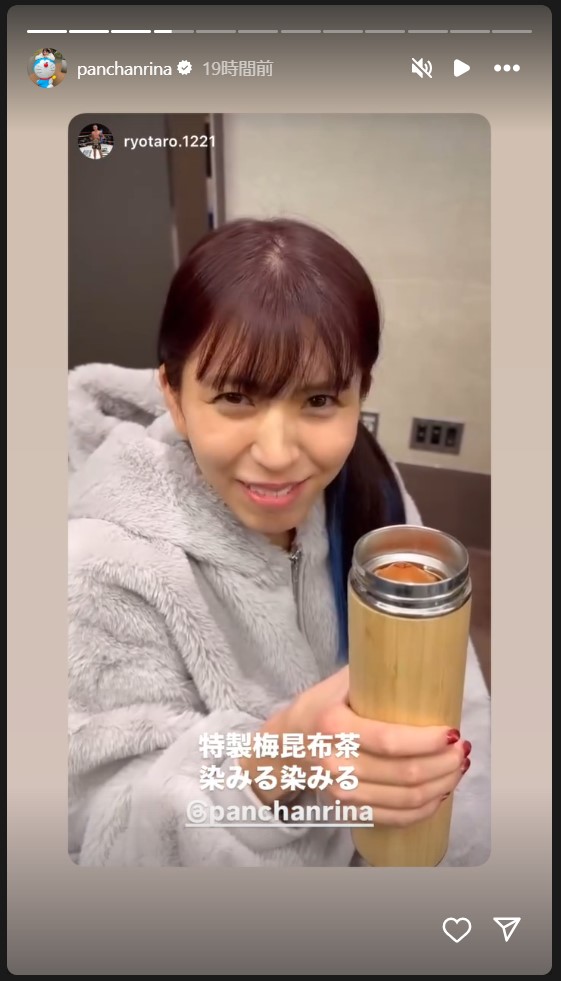 ぱんちゃん璃奈のストーリーズから