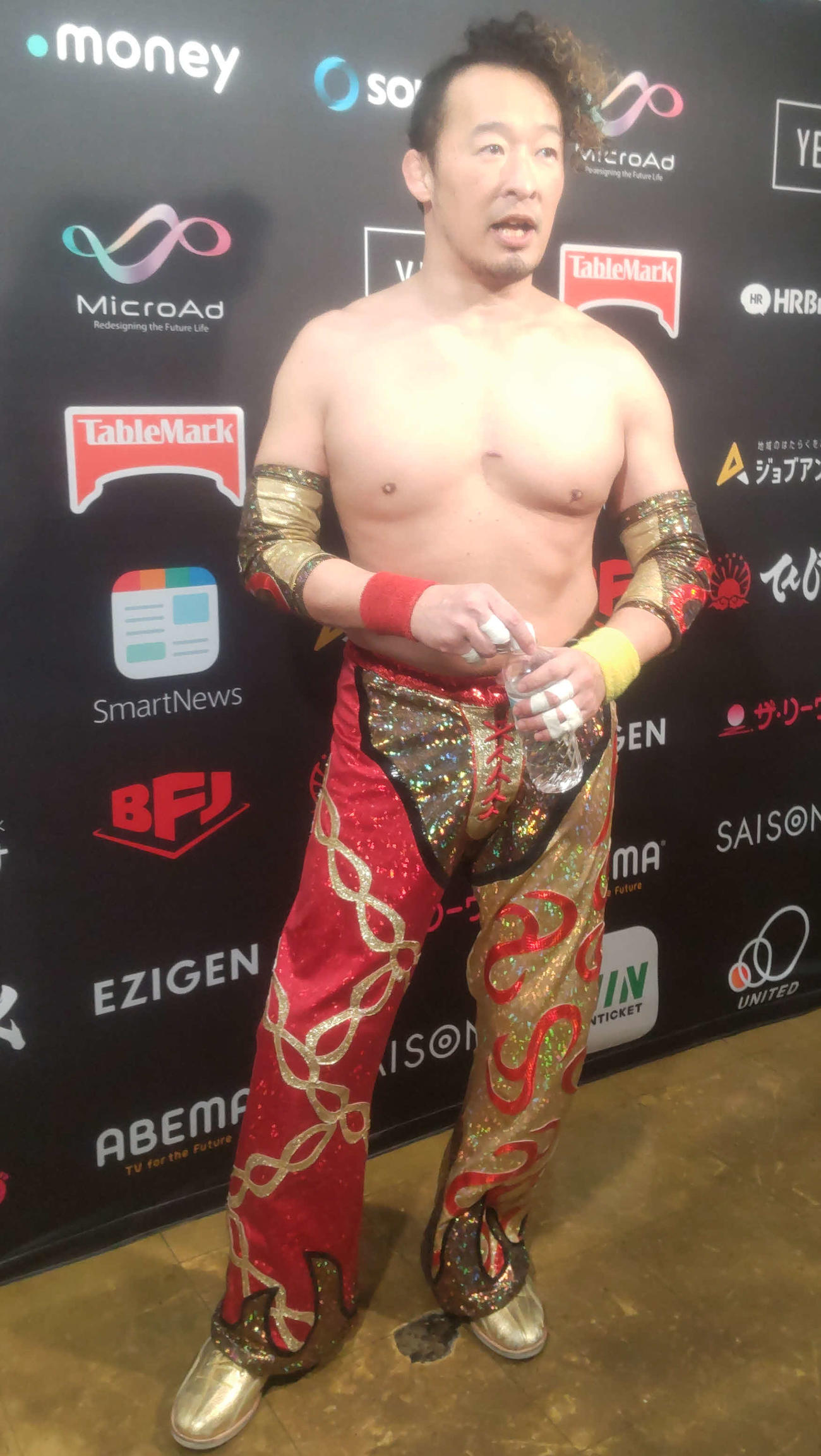 憂流迦から3カウントを奪って勝利した丸藤正道はマサ北宮との対戦に意欲を見せた