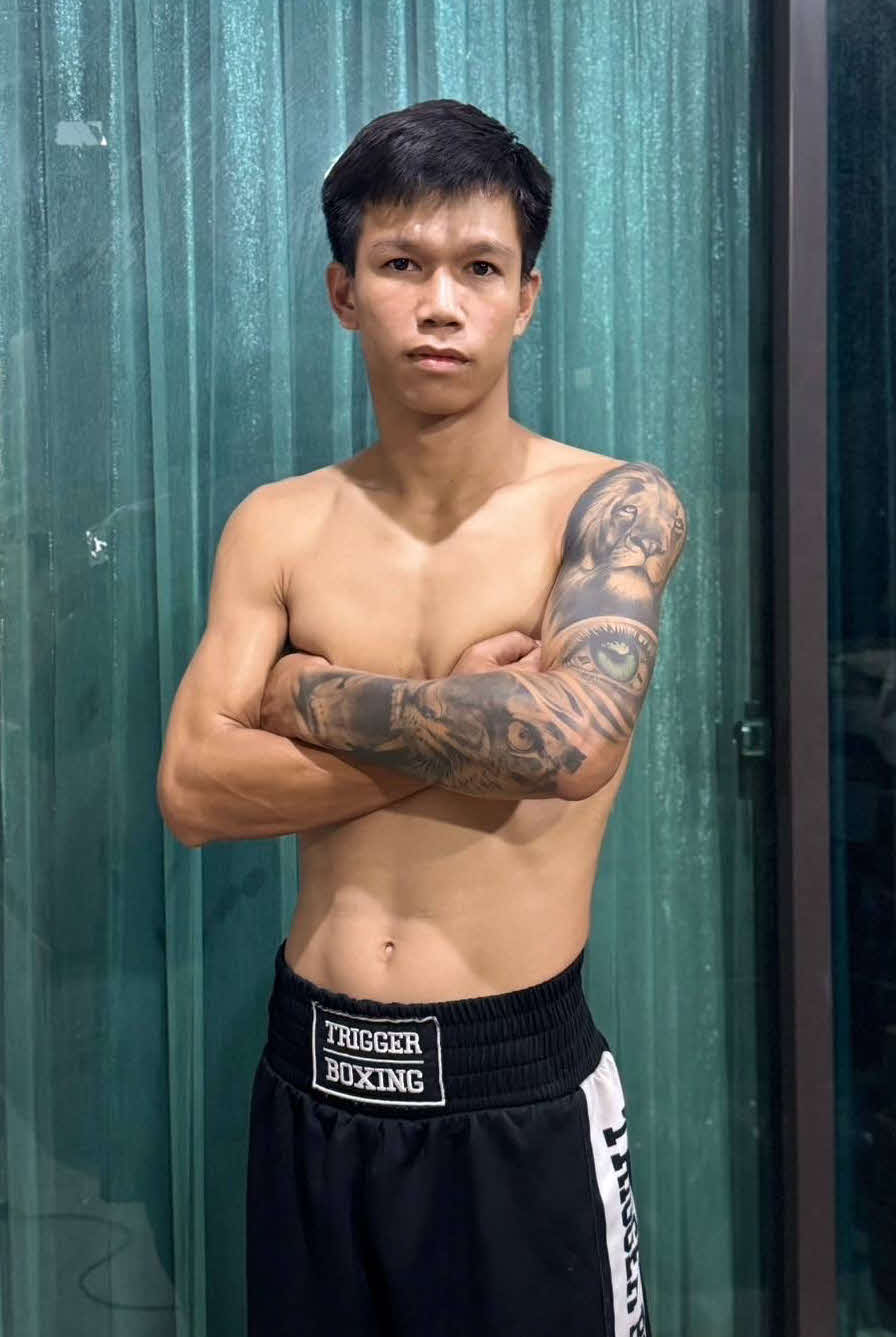 3月13日にプロデビューする坪井智也の対戦相手に決まったWBOアジア・パシフィック・バンタム級2位ブーンルエン・ファヨン（帝拳ジム提供）