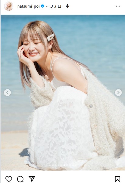 なつぽいのインスタグラムから