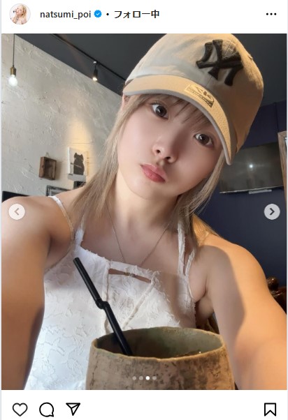なつぽいのインスタグラムから