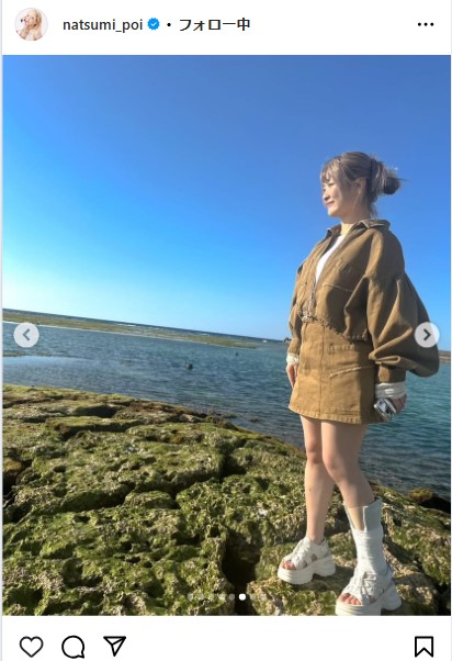なつぽいのインスタグラムから