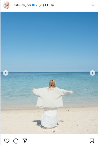 なつぽいのインスタグラムから