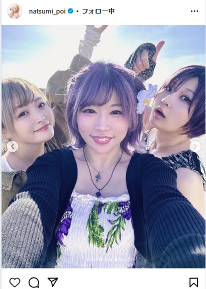 なつぽいのインスタグラムから